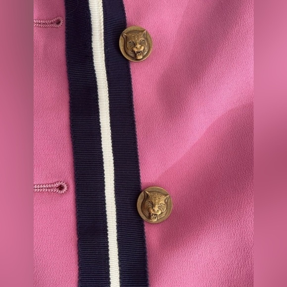 Gucci women pink cady blazer jacket - Picture 10 of 13